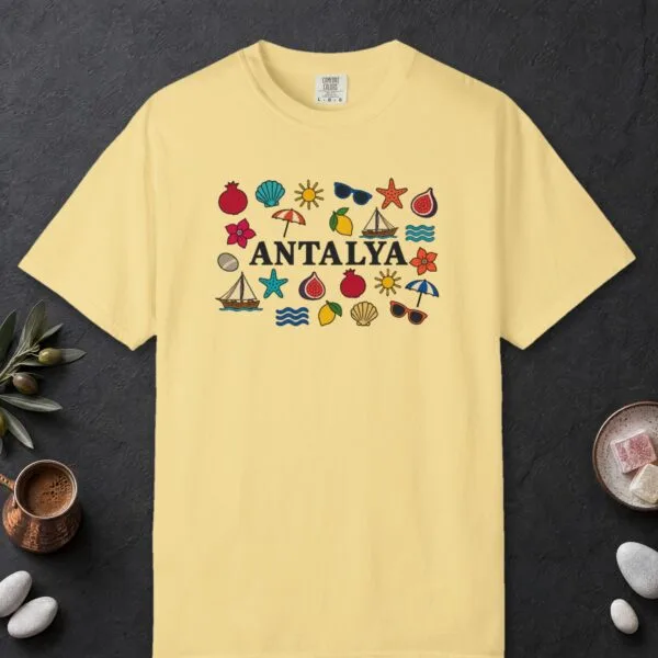 Antalya Beach Scatter Tee