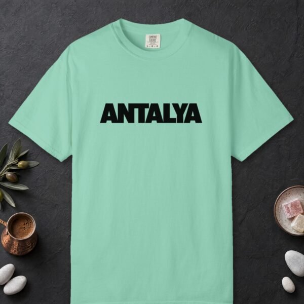 Antalya Black Grotesque Tee