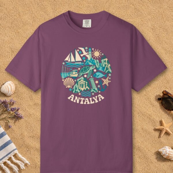 Antalya Blue Circle Night Tee