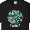 Antalya Blue Circle Night Tee