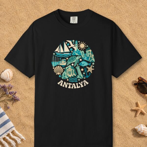 Antalya Blue Circle Night Tee