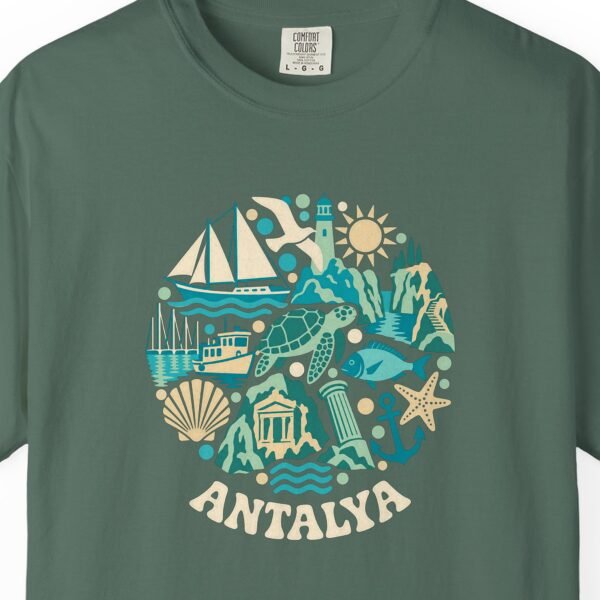 Antalya Blue Circle Night Tee