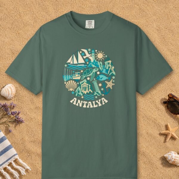 Antalya Blue Circle Night Tee