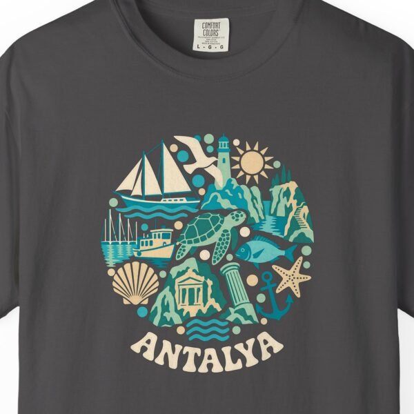 Antalya Blue Circle Night Tee