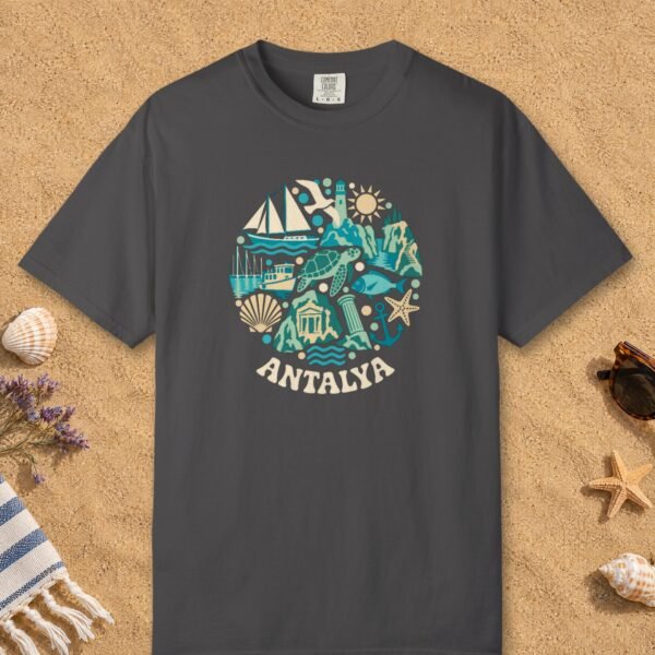 Antalya Blue Circle Night Tee