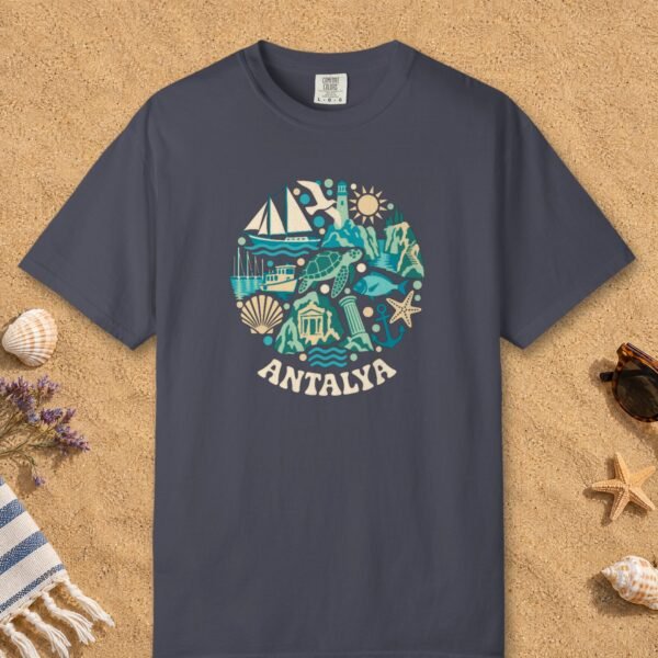 Antalya Blue Circle Night Tee
