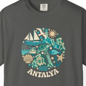 Antalya Blue Circle Night Tee