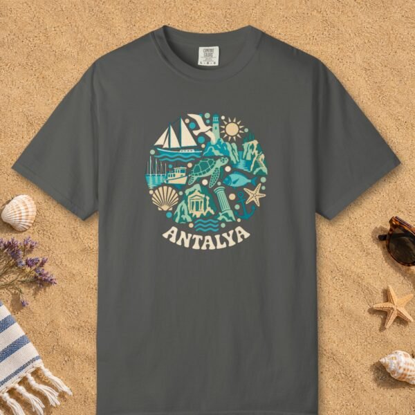 Antalya Blue Circle Night Tee