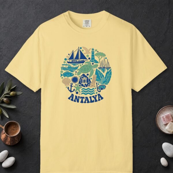 Antalya Blue Circle Tee