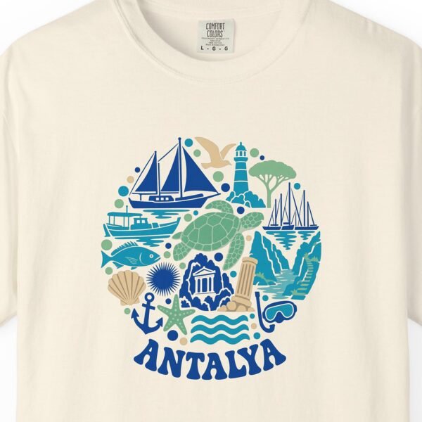 Antalya Blue Circle Tee
