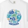 Antalya Blue Circle Tee