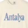 Antalya Blue Iznik Letters Tee