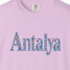 Antalya Blue Iznik Letters Tee