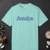 Antalya Blue Lace Script Tee