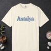 Antalya Blue Lace Script Tee