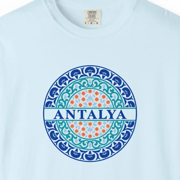 Antalya Blue Medallion Tee