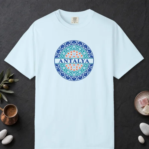 Antalya Blue Medallion Tee