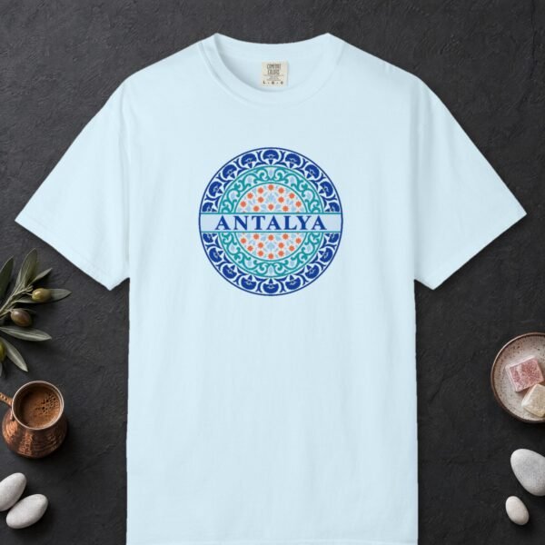 Antalya Blue Medallion Tee