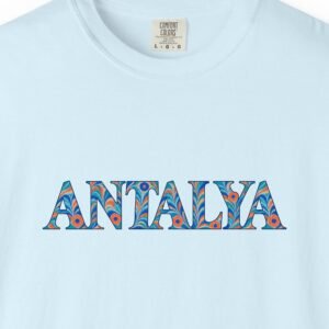 Antalya Blue Ornament Capitals Tee