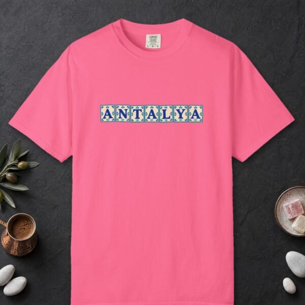 Antalya Blue Tile Row Tee