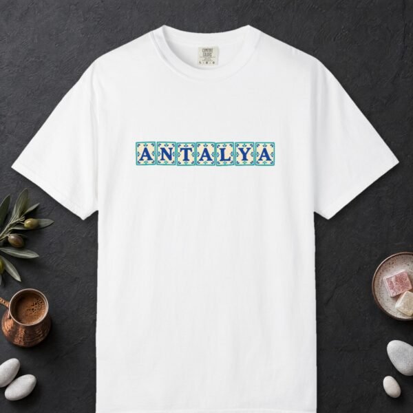 Antalya Blue Tile Row Tee