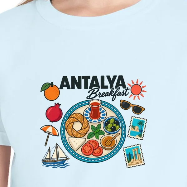 Antalya Breakfast Day Kids Tee