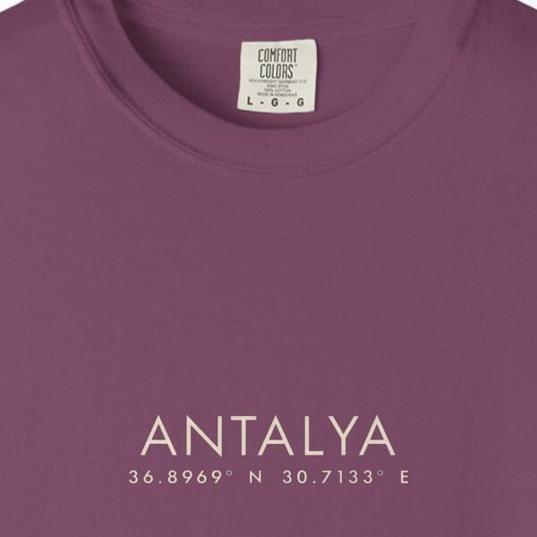 Antalya Coordinates Night Tee