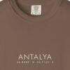 Antalya Coordinates Night Tee