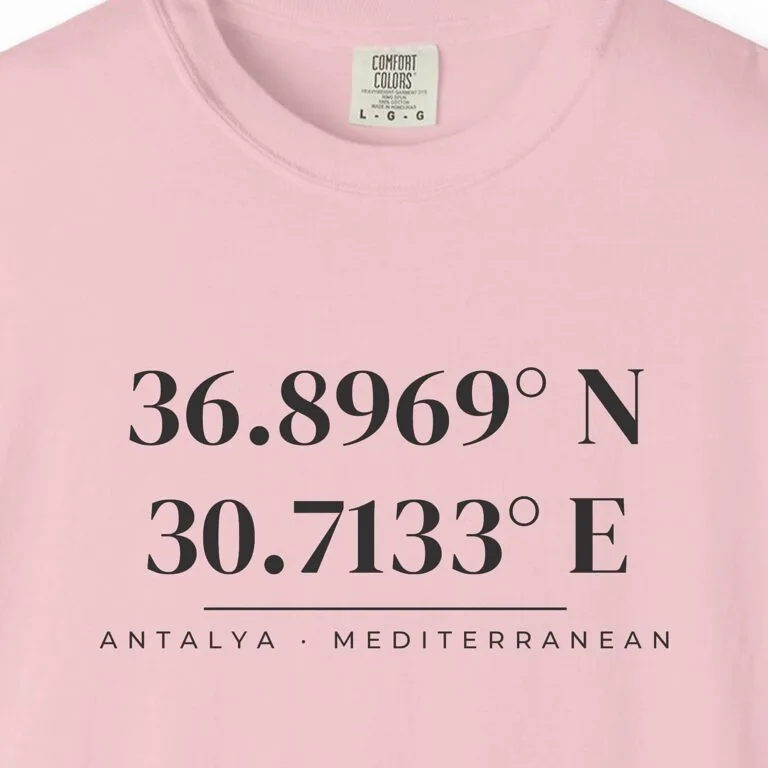 Antalya Coordinates Tee