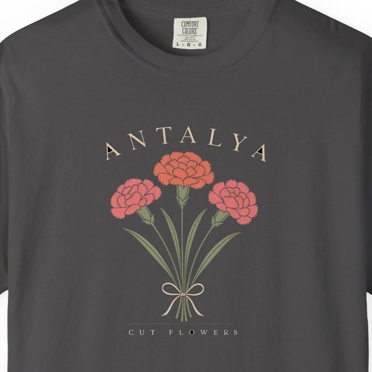Antalya Cut Flowers Night Tee