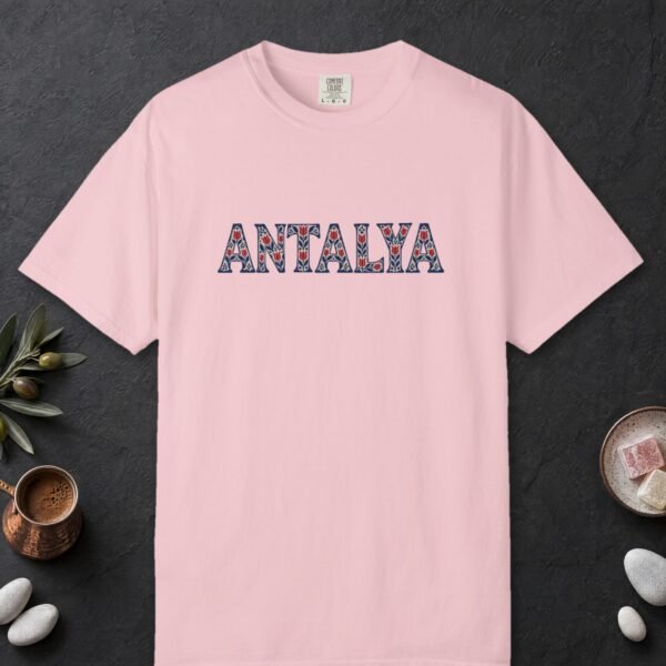 Antalya Floral Lettering Tee