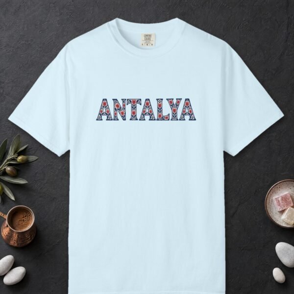 Antalya Floral Lettering Tee