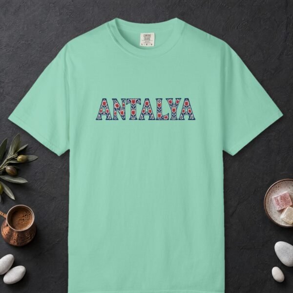 Antalya Floral Lettering Tee