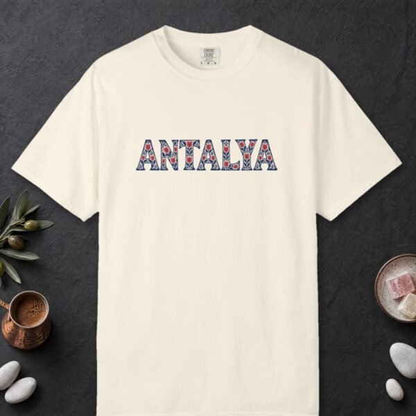 Antalya Floral Lettering Tee