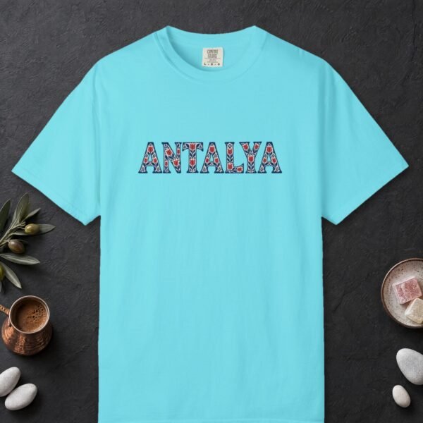 Antalya Floral Lettering Tee