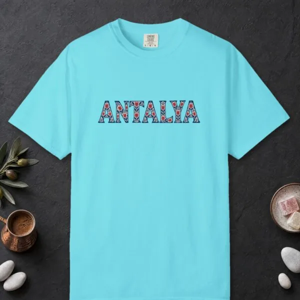 Antalya Floral Lettering Tee