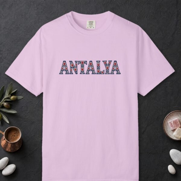 Antalya Floral Lettering Tee