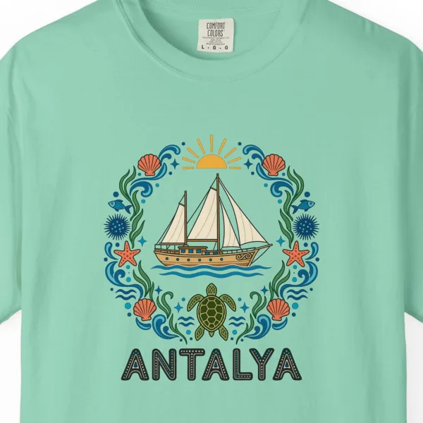 Antalya Folk Wreath Tee