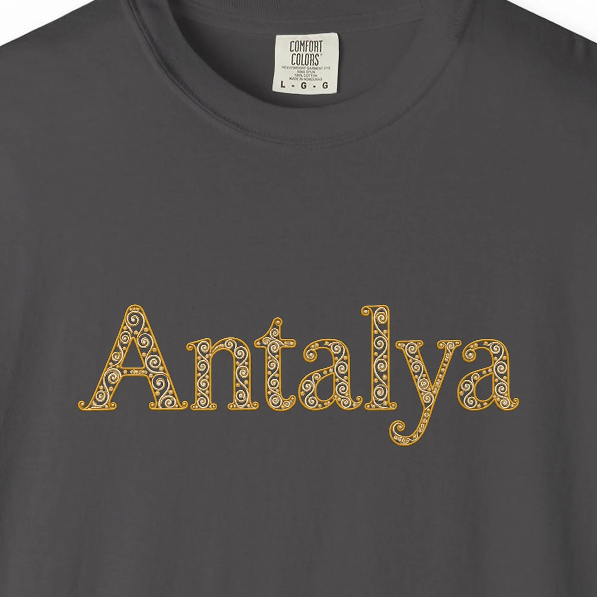 Antalya Gold Filigree Tee