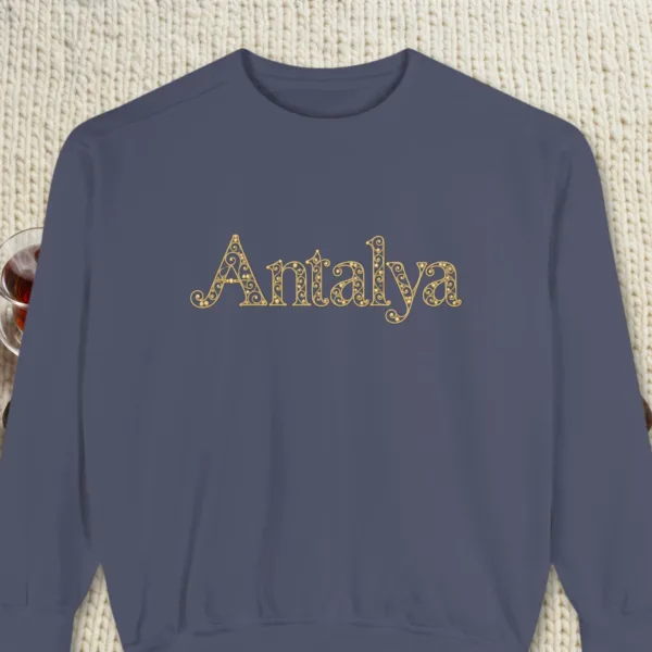 Antalya Gold Lace Sweatshirt