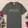 antalya-gold-mosaic-letters-night-tee-pepper-front Antalya Gold Mosaic Letters Night Tee