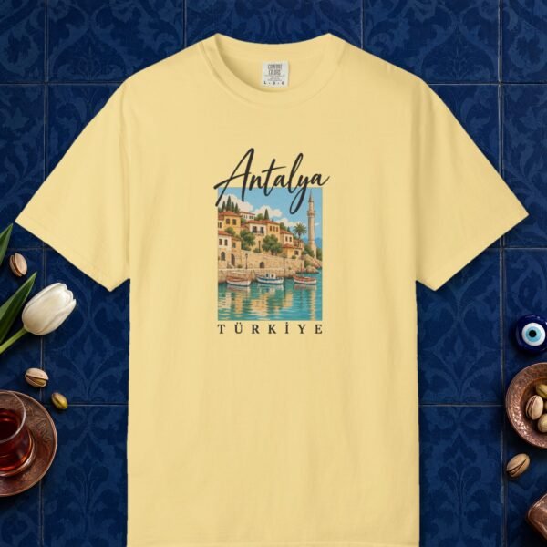 Antalya Harbor Script Day Tee
