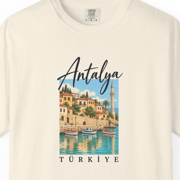 Antalya Harbor Script Day Tee