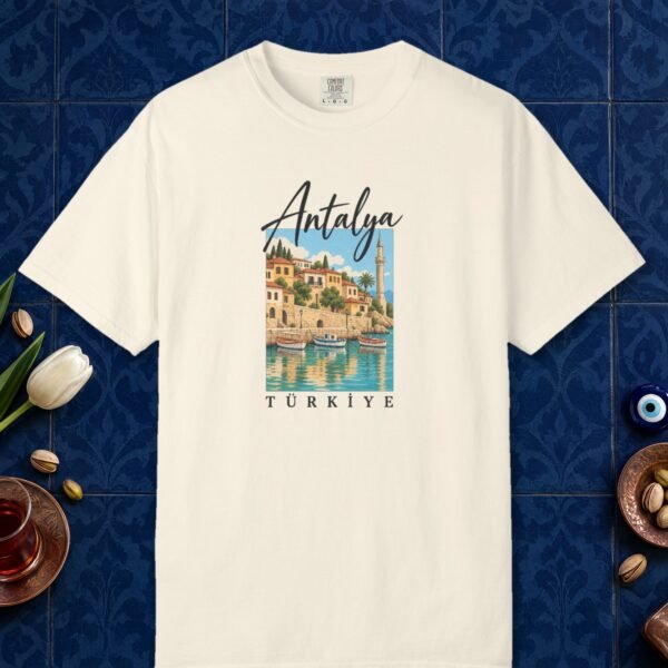 Antalya Harbor Script Day Tee