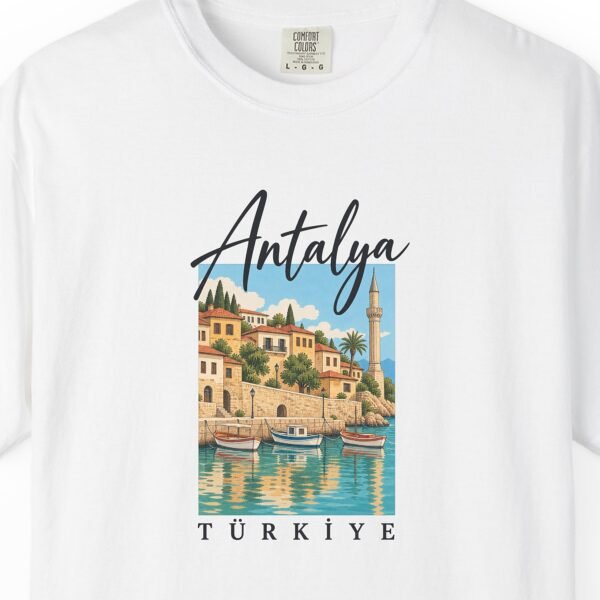 Antalya Harbor Script Day Tee