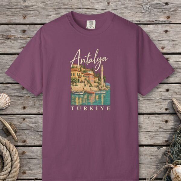 Antalya Harbor Script Tee