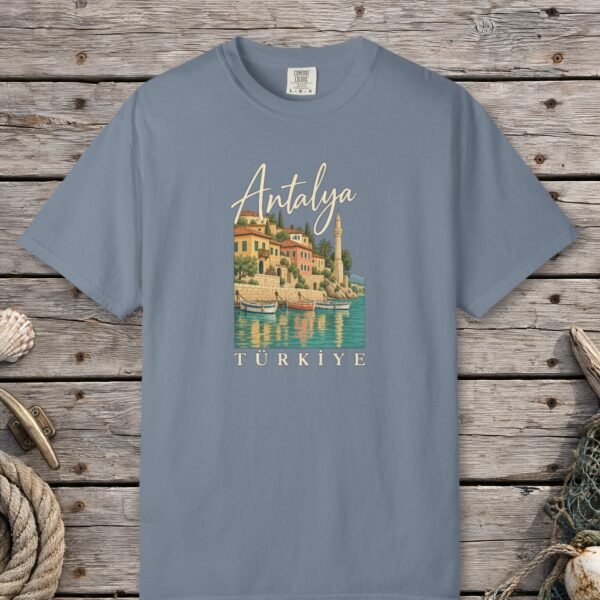 Antalya Harbor Script Tee