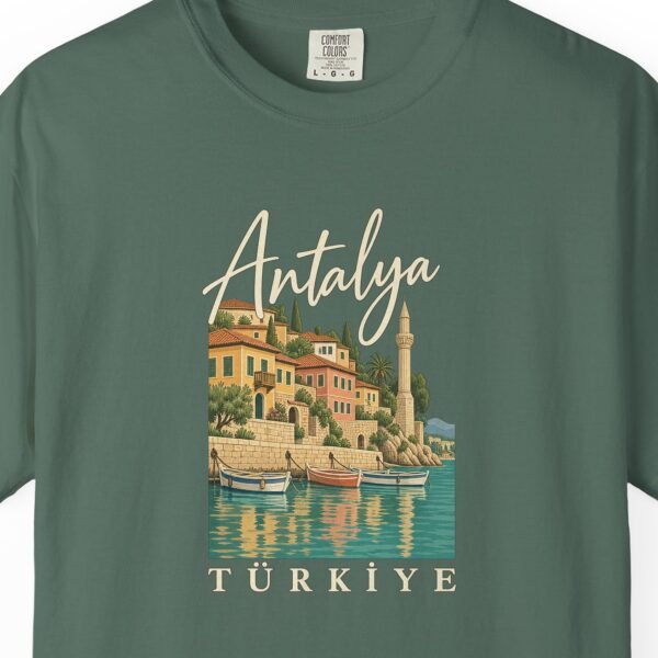 Antalya Harbor Script Tee