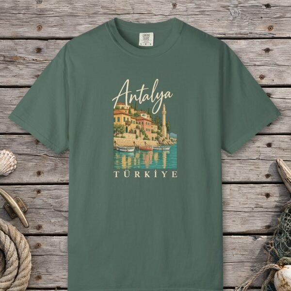 Antalya Harbor Script Tee