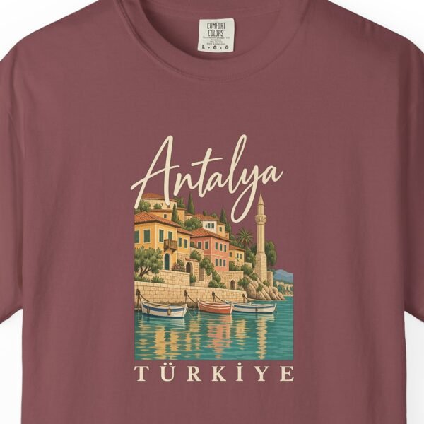 Antalya Harbor Script Tee